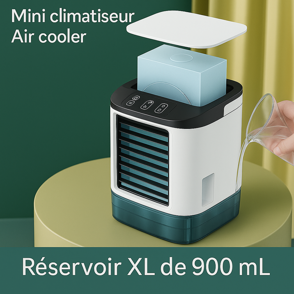 DodoCool Air™ – Ventilateur USB Portable 3-en-1 avec LED & Brumisation La Boutique Dodo Laboutiquedodo