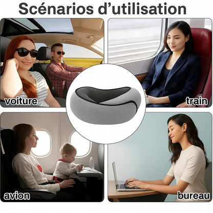 DodoSnail™ – Coussin de Voyage Ergonomique à Mémoire de Forme La Boutique Dodo Laboutiquedodo